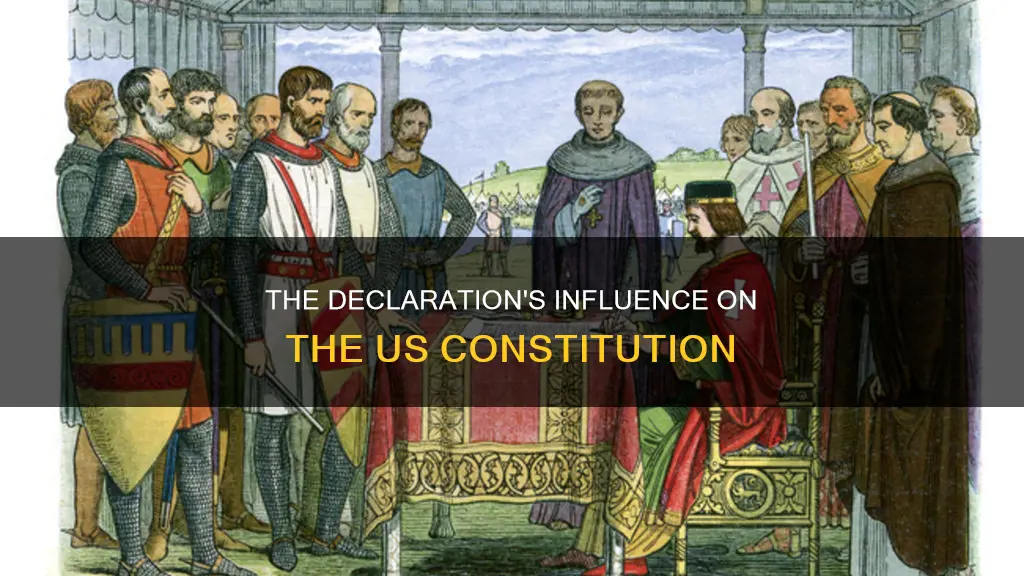 what was the declaration of independence influence on the constitution