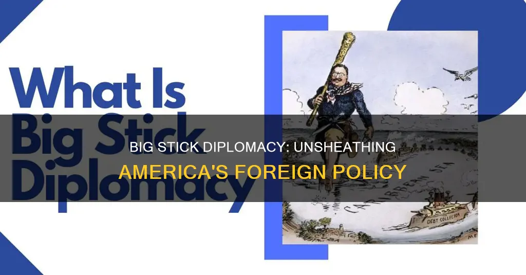 what was the difference between big stick diplomacy