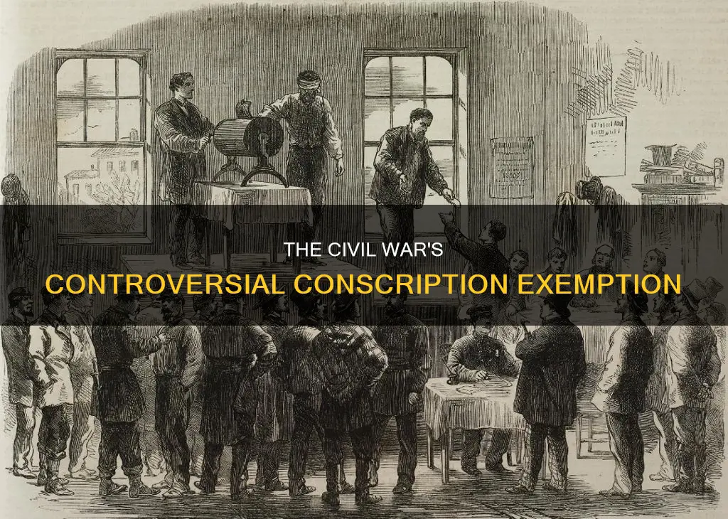 what was the exemption from the constitutional conscription act