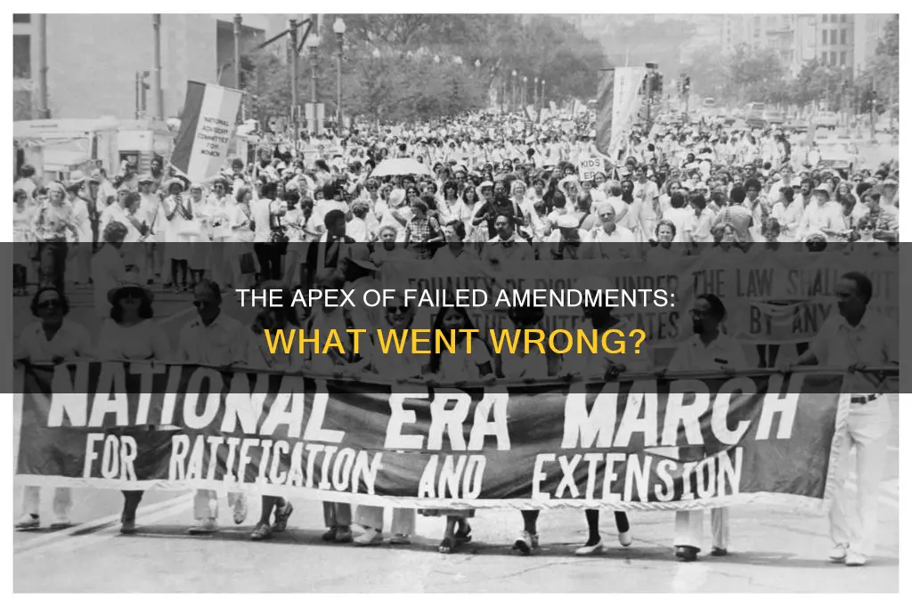 what was the failed constitutional amendment apex