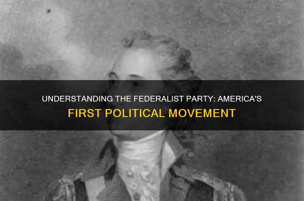 what was the federalist political party