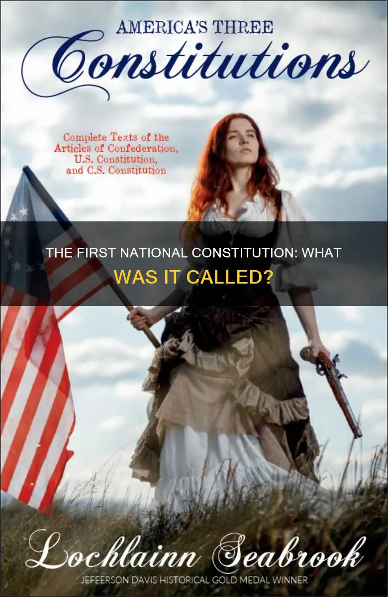what was the first attempt at a national constitution called