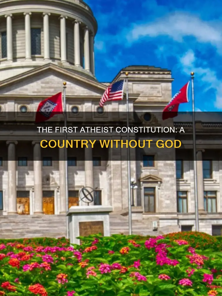 what was the first constitution lee atheist country