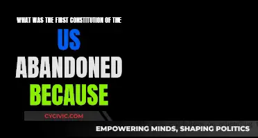 Why the US Abandoned its First Constitution