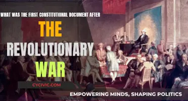 The First Constitutional Document Post-Revolution: A Historical Overview
