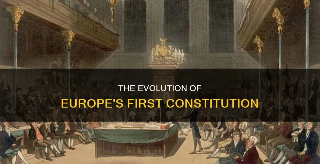 what was the first european constitution