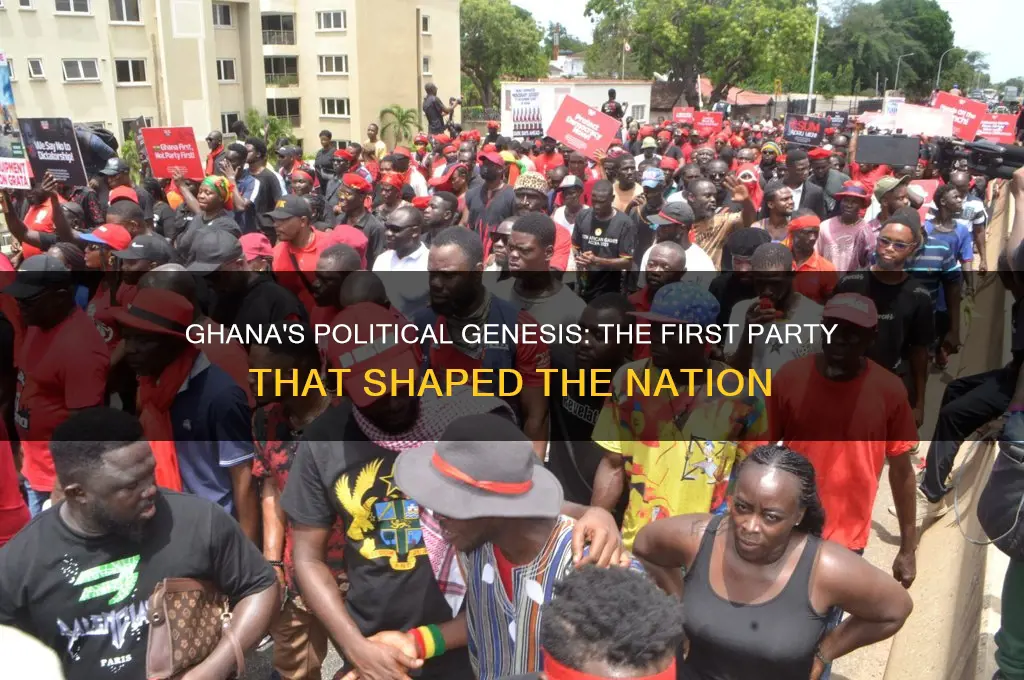 what was the first political party formed in ghana