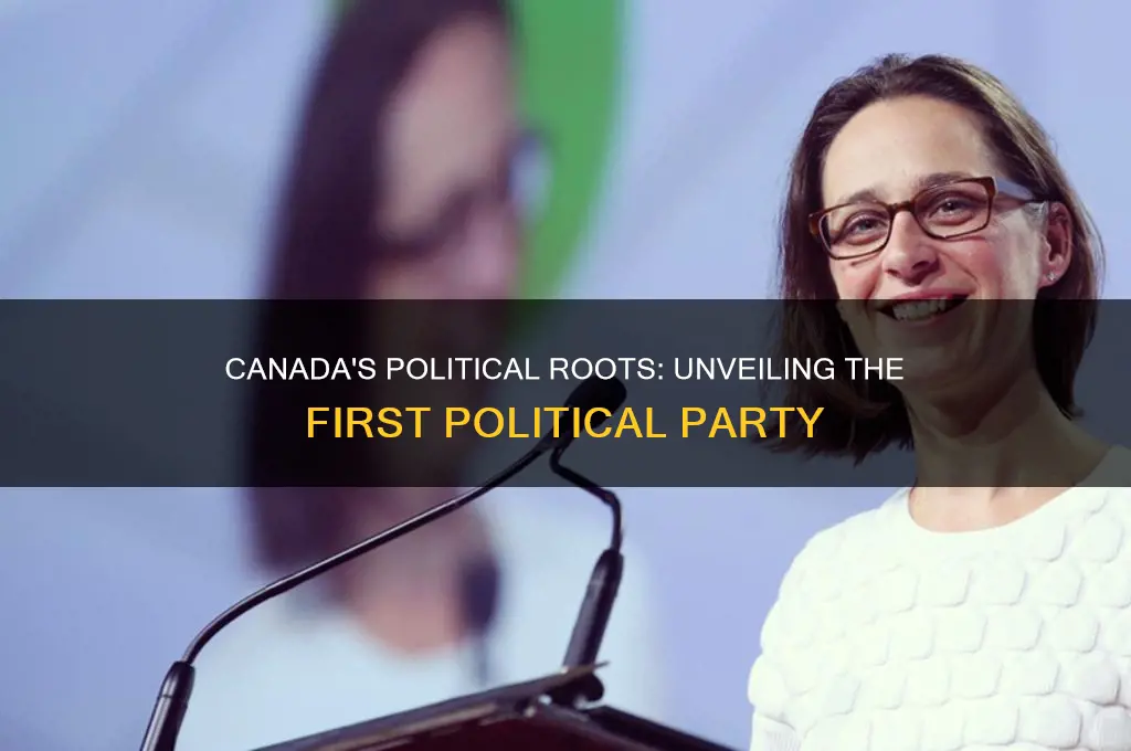 what was the first political party in canada