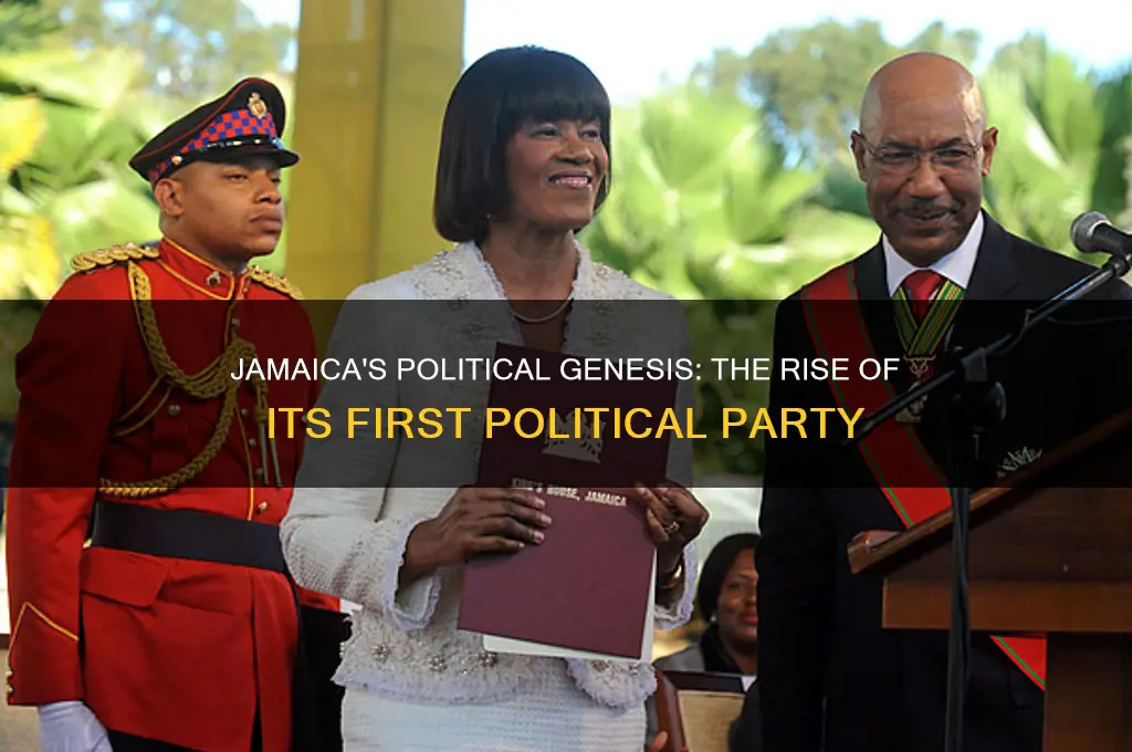 what was the first political party in jamaica