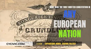 The Quest for Europe's First Written Constitution