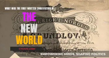 The First Written Constitution: A New World Order