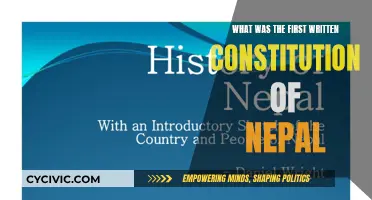 Nepal's First Constitution: A Historical Written Document