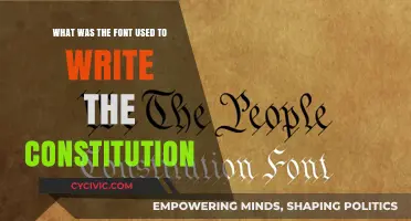 The Constitution's Font: A Historical Perspective