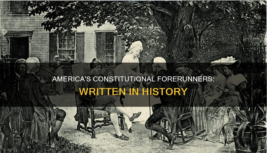 what was the forerunner of the written constitutional in america