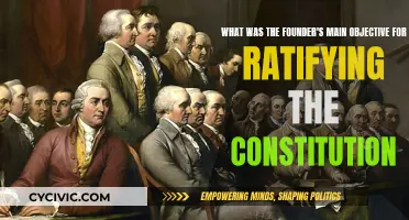 The Founders' Main Objective Behind Ratifying the Constitution