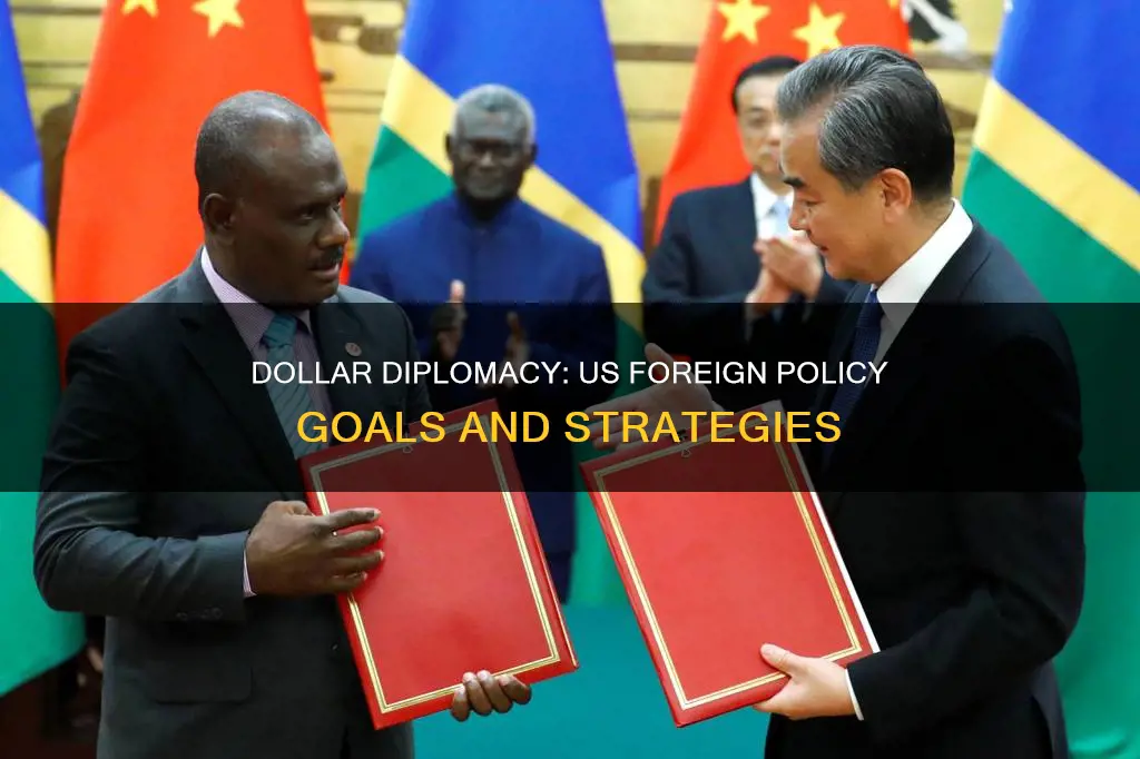 what was the goal of dollar diplomacy