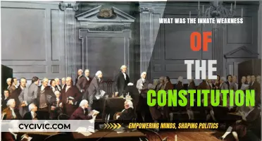 The Constitution's Weakness: A Flawed Foundation?