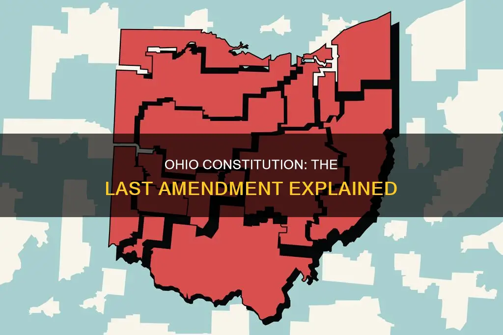 what was the last amendment to the ohio constitution