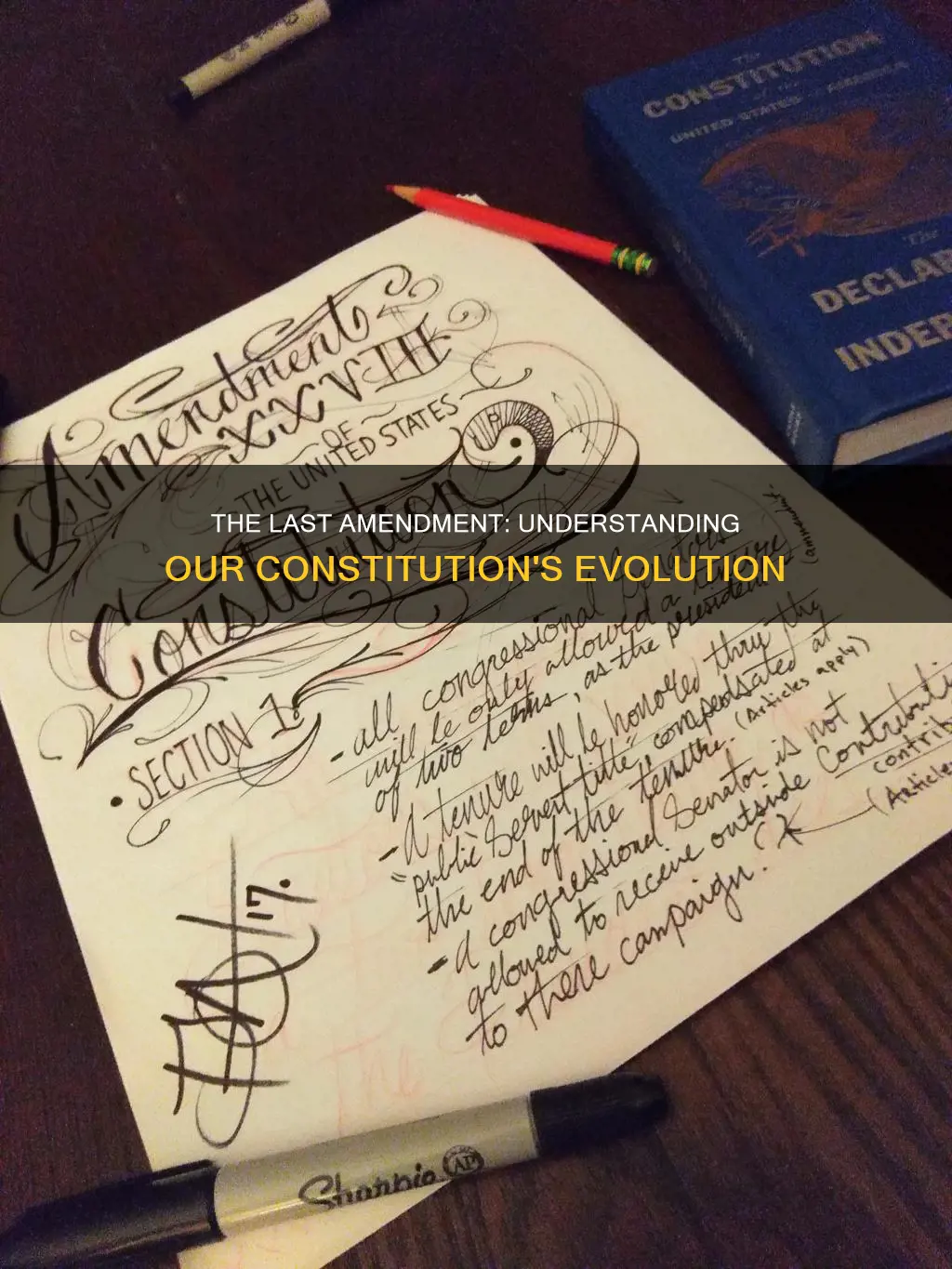 what was the last ammendment to the constitution