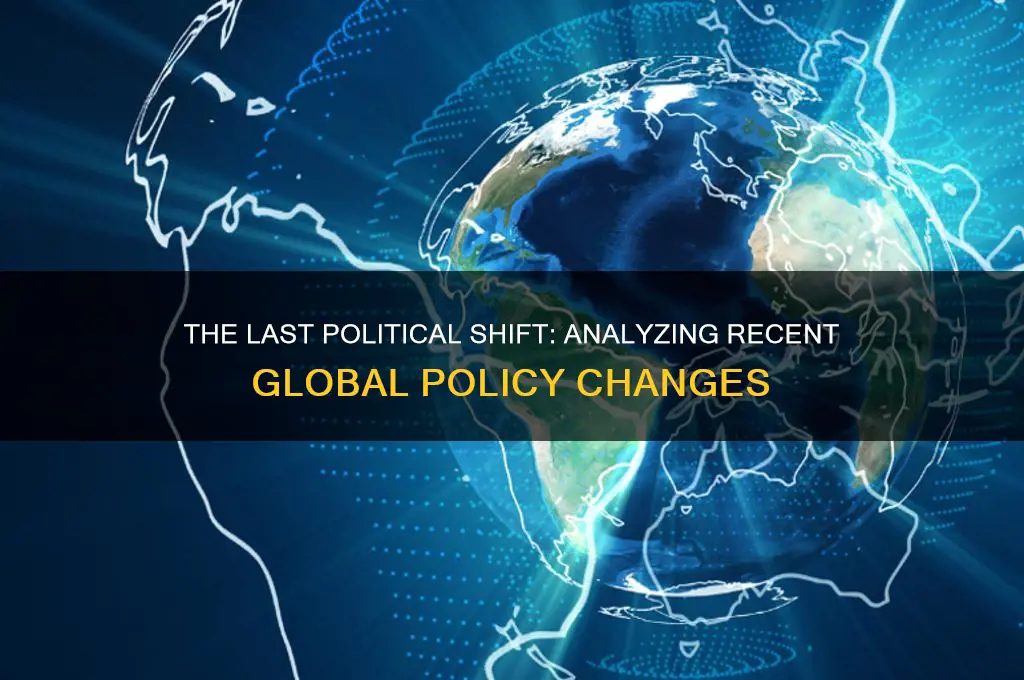 what was the last political