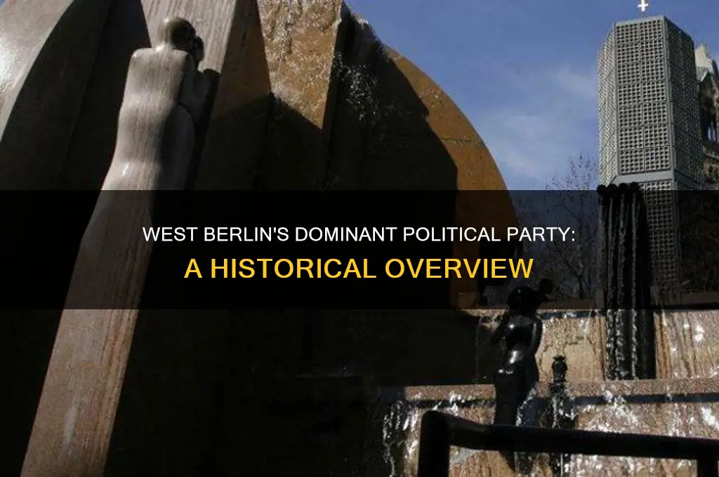 what was the main political party of west berline
