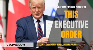 Executive Order's Purpose: Unraveling Intentions Behind the Directive