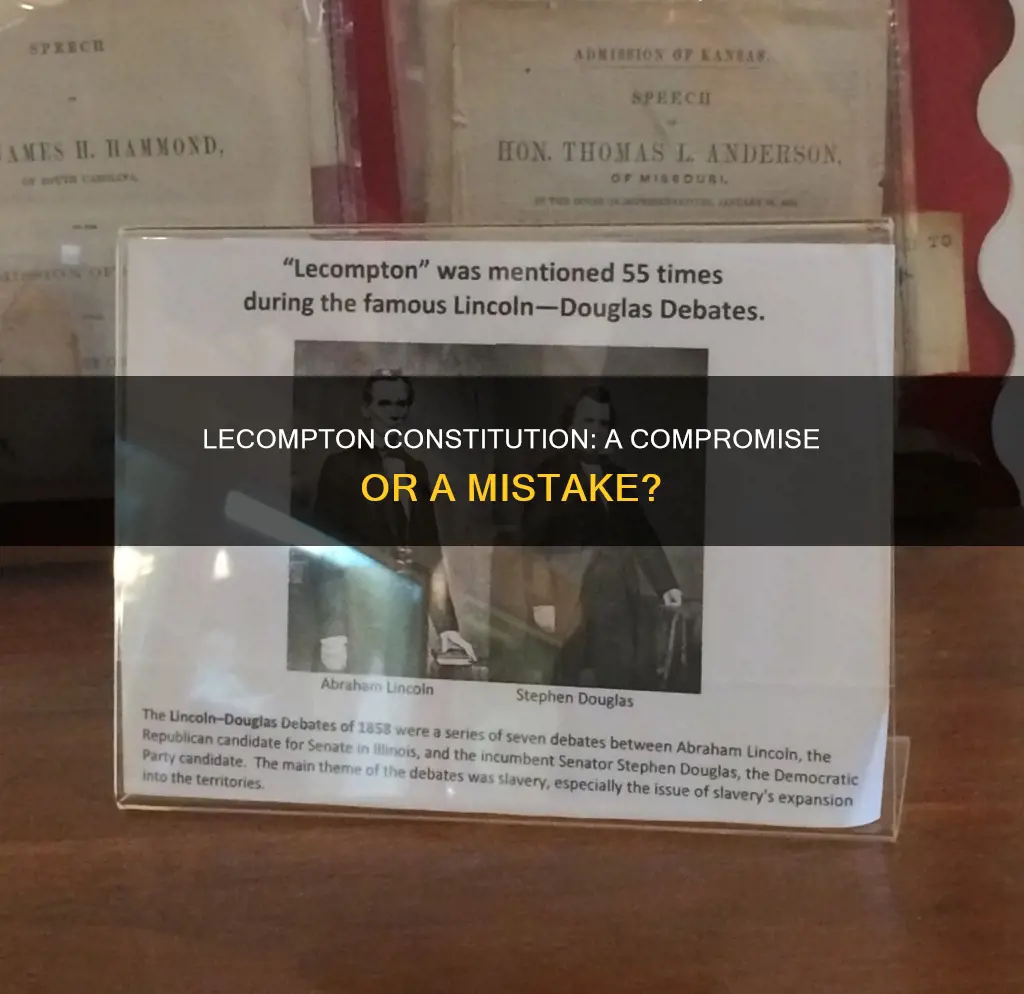 what was the major complaint with the lecompton constitution