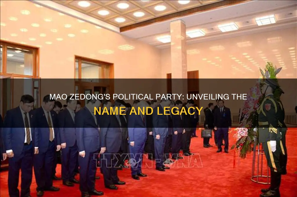 what was the name of mao zedong