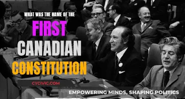 The First Canadian Constitution: What Was It Called?