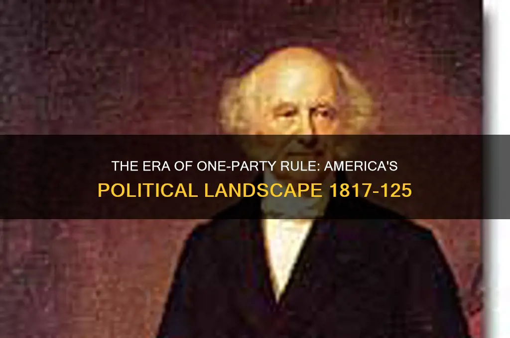 what was the nation only political party 1817 125