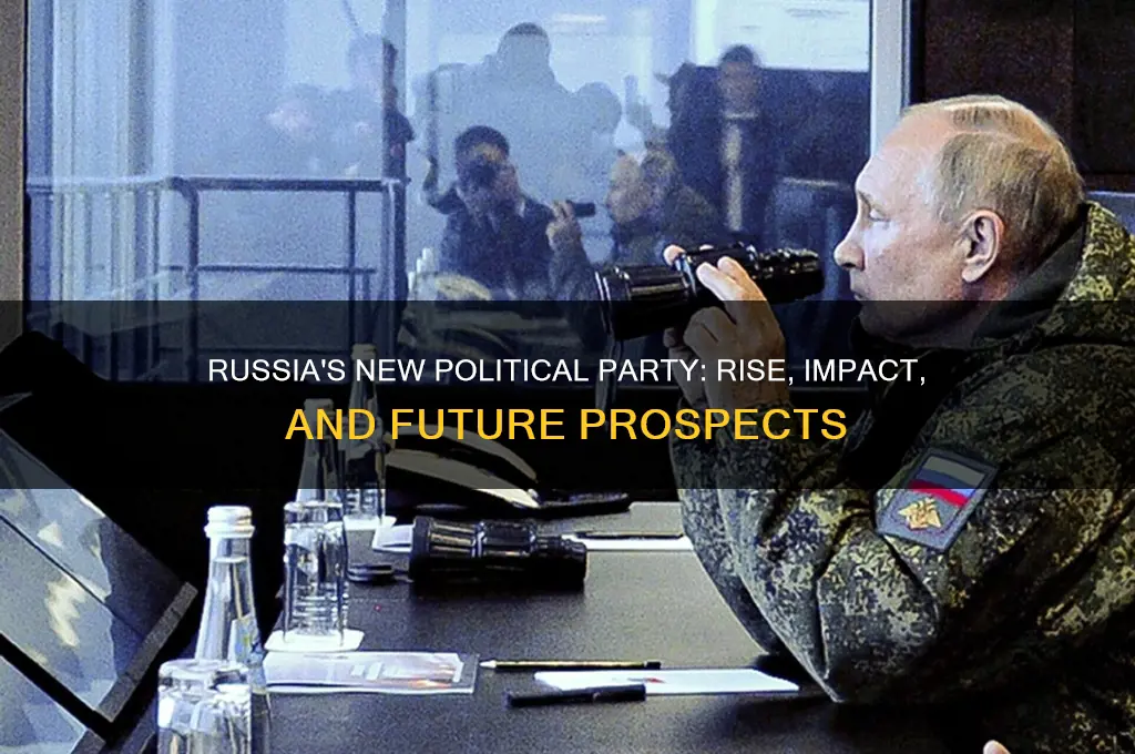 what was the new political party in russia
