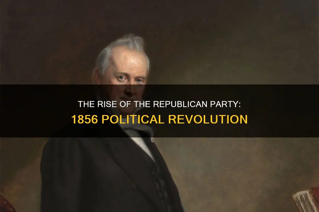 what was the new political party that formed in 1856