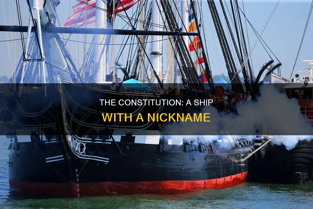 what was the nickname of the ship the constitution