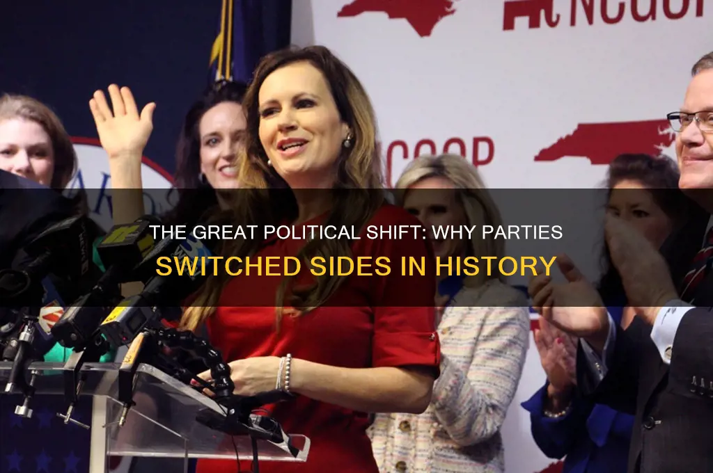 what was the occasion of the political parties switching