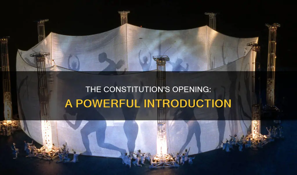 what was the opening of the constitution called