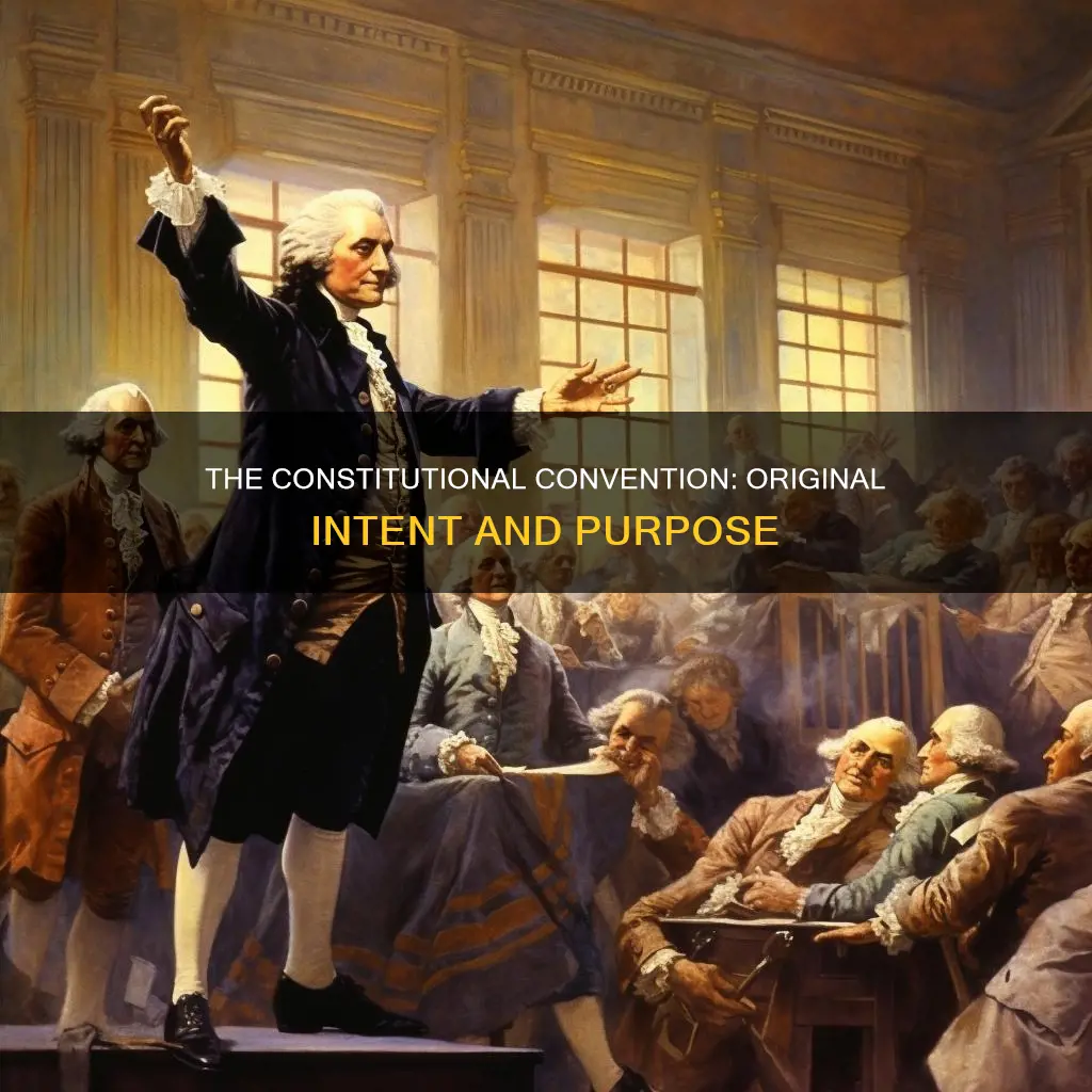 what was the original purpose of the constitutional convert