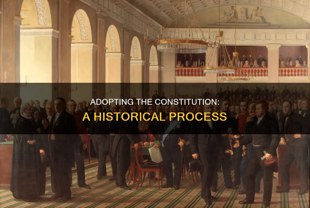 what was the process for adopting the constitution