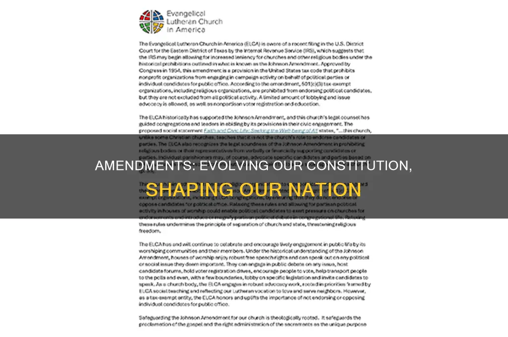 what was the purpose of amending the constitution