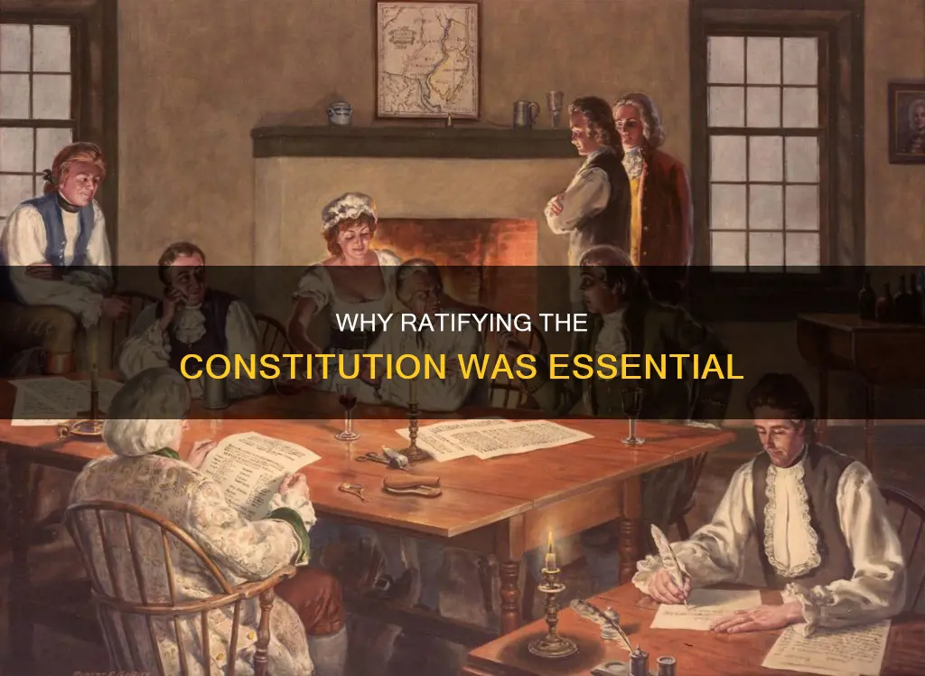 what was the purpose of ratifying the constitution