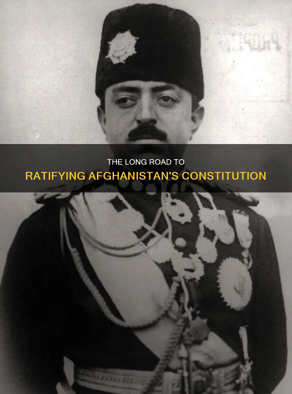 what was the ratification process of the afghanistan constitution