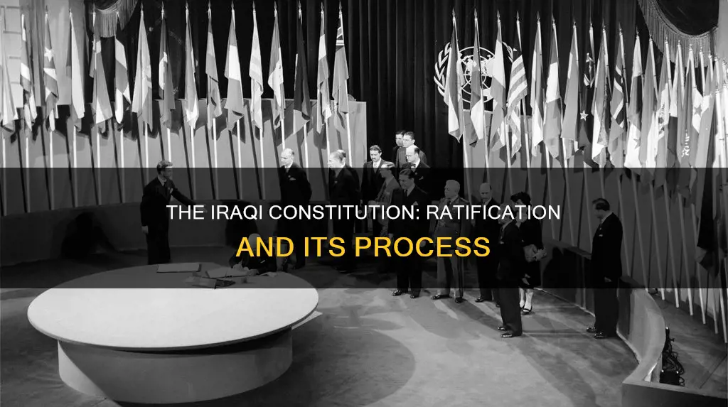 what was the ratification process of the iraqi constitution