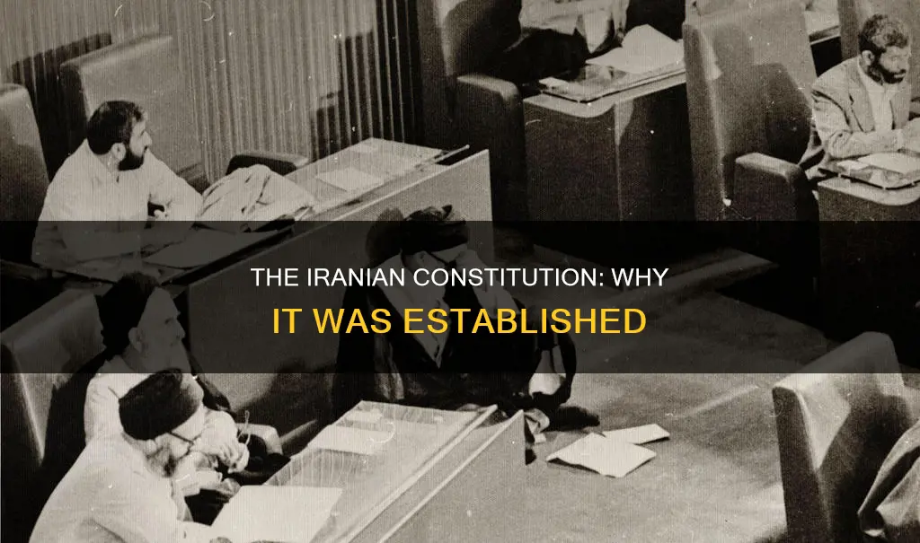 what was the reason the iranian constitution was established