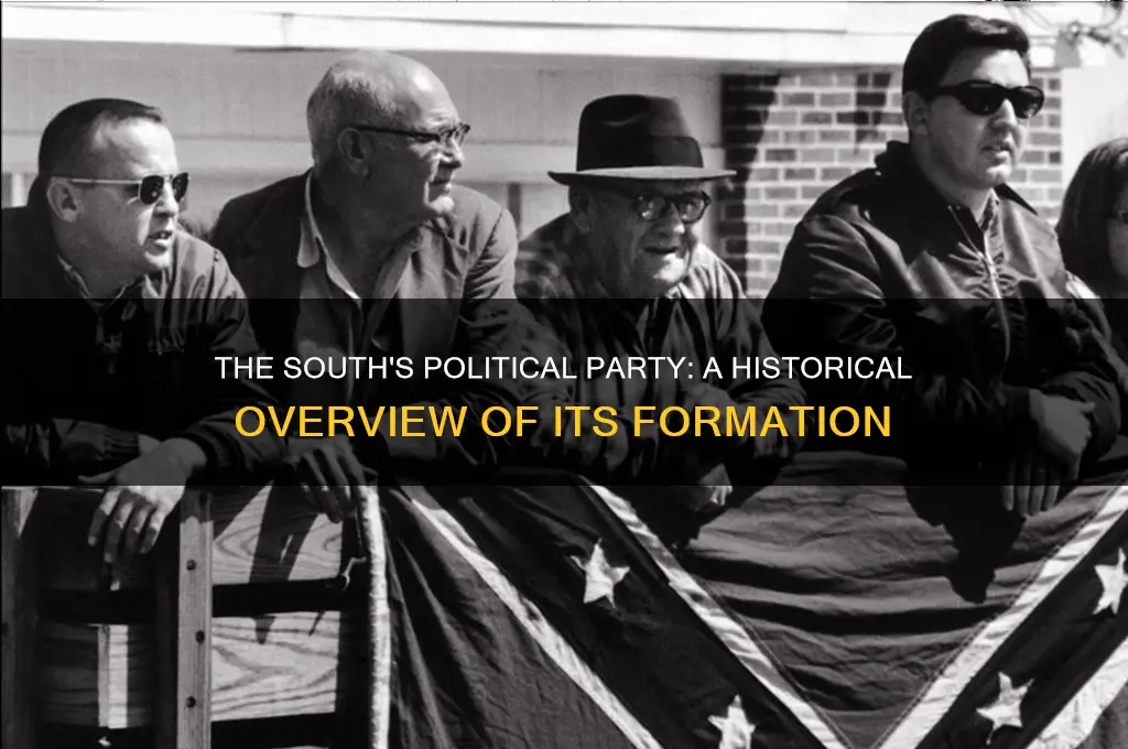 what was the souths political party