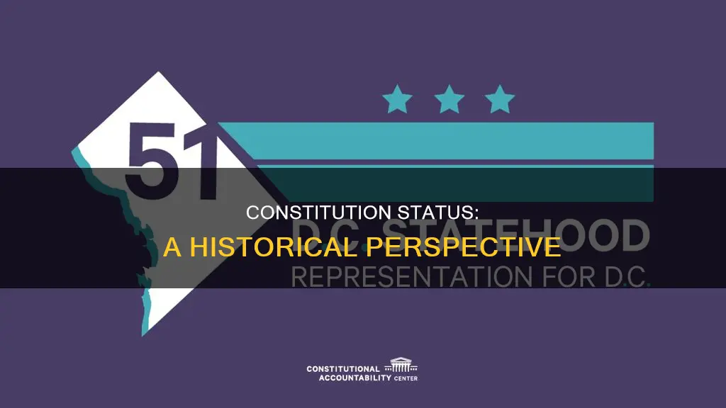 what was the status at the time of the constitution