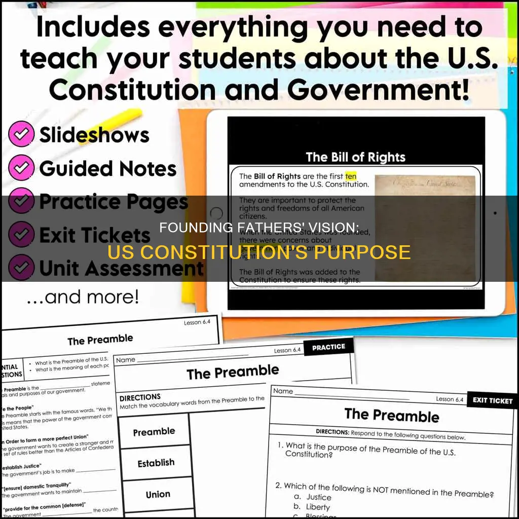 what was the us constitution intended to do