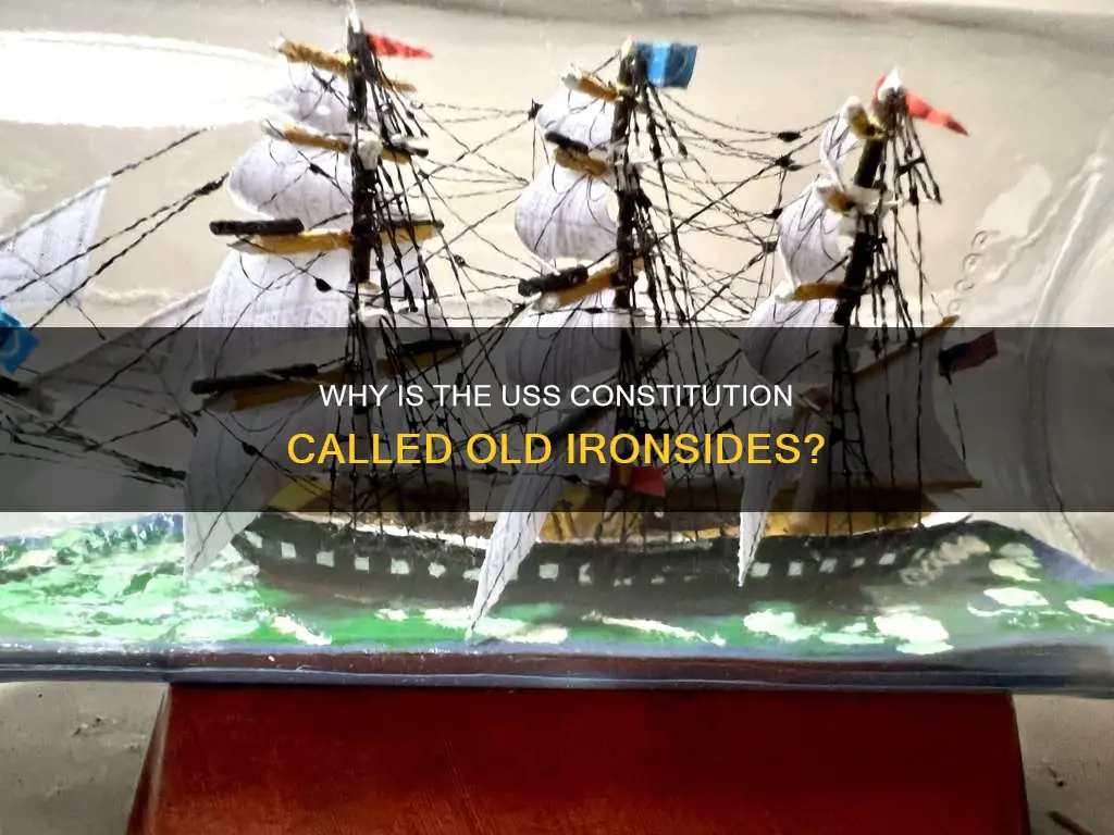what was the uss constitution called old ironsides
