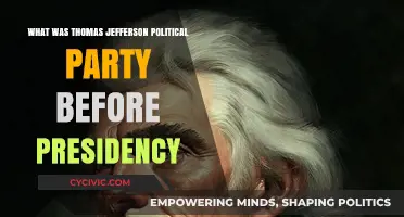 Thomas Jefferson's Pre-Presidency Political Party: Uncovering His Early Affiliations