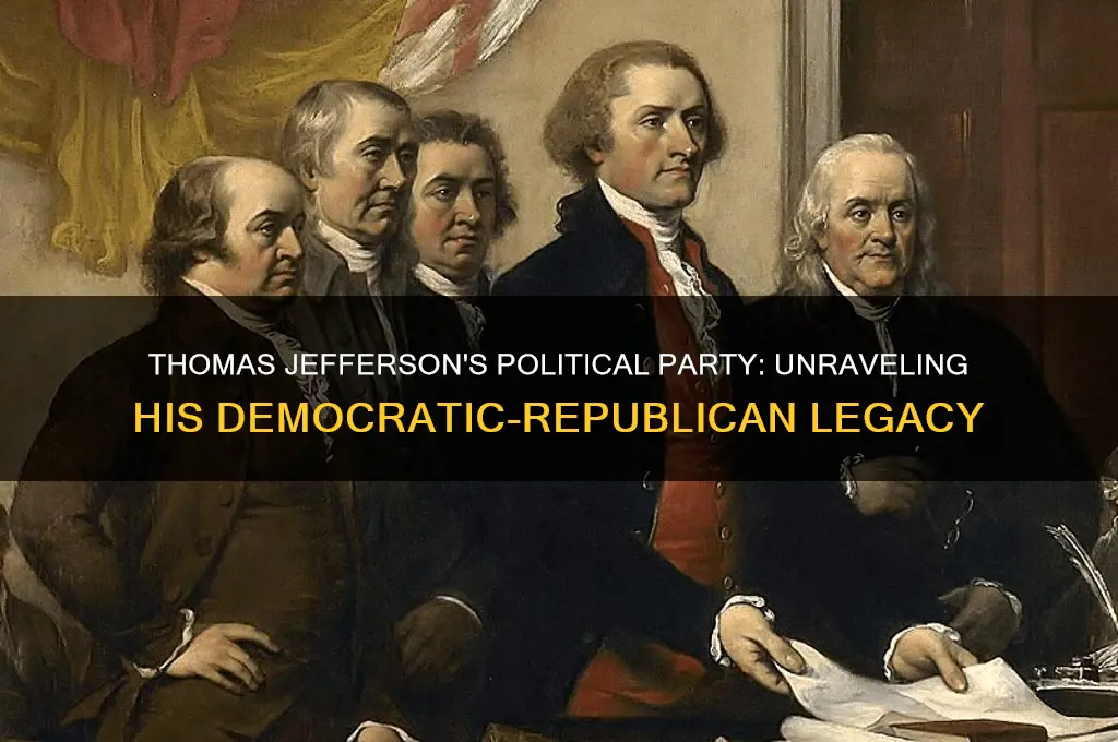 what was thomas jefferson political party