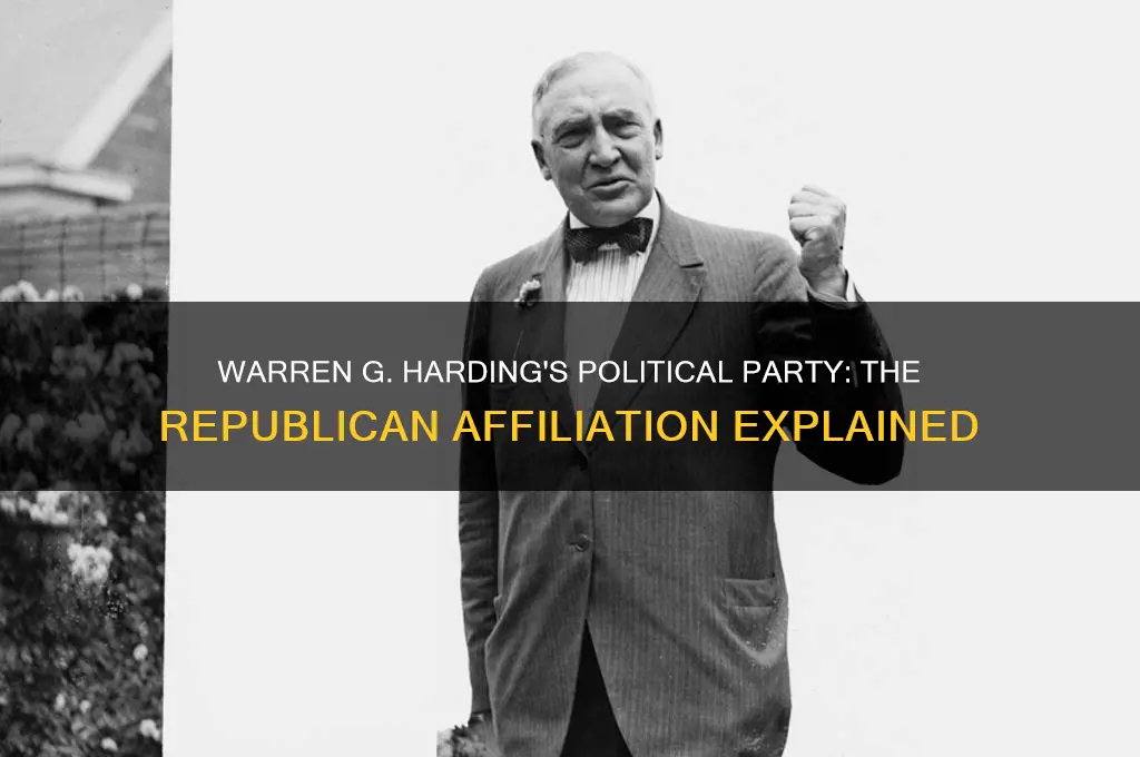 what was warren g harding