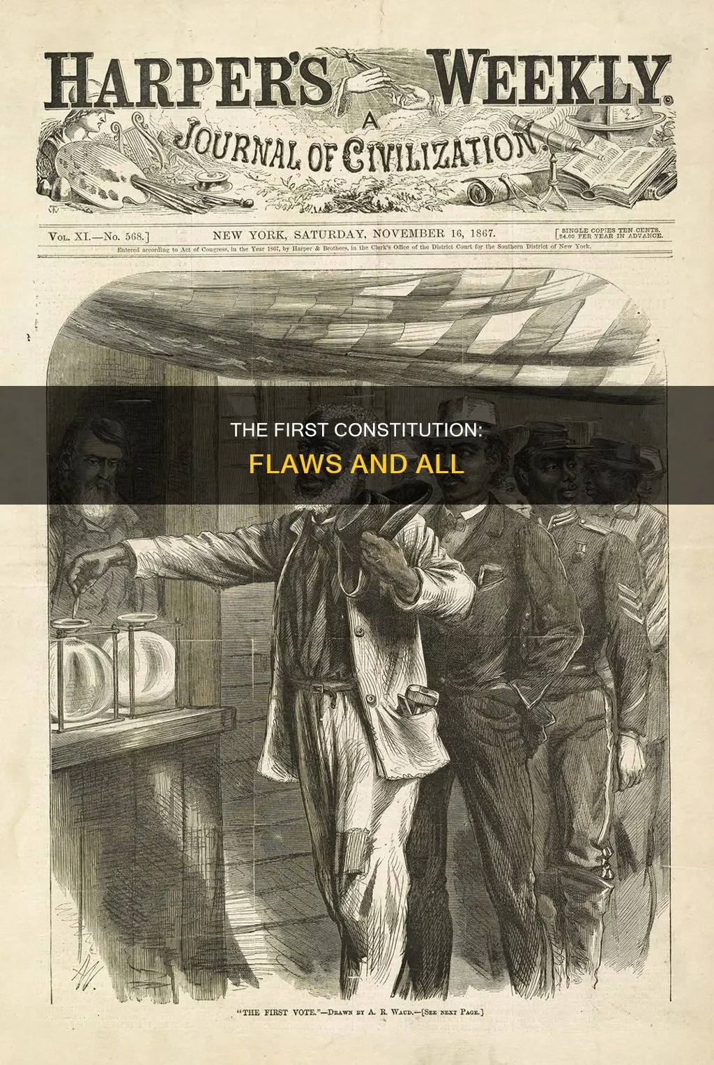 what was wrong with the first constitution